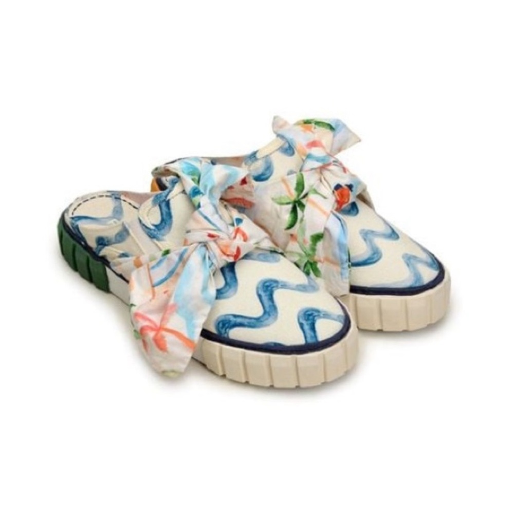 Farm Rio Copacabana Mule Sneaker With Bow NEW - Picture 3 of 16